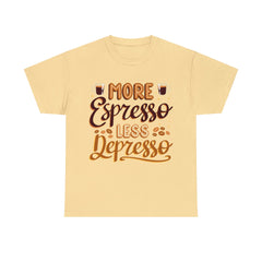 Less Depresso - Unisex Heavy Cotton Tee