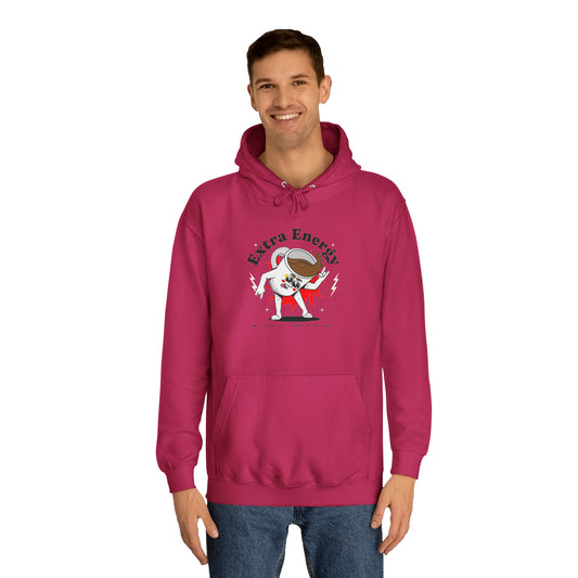 Extra Energy - Unisex College Hoodie