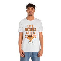Life Begins After Coffee - Unisex Jersey Short Sleeve Tee