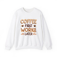 Coffee First - Unisex Heavy Blend™ Crewneck Sweatshirt