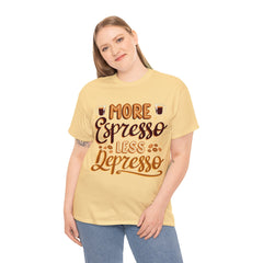 Less Depresso - Unisex Heavy Cotton Tee