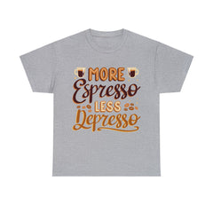 Less Depresso - Unisex Heavy Cotton Tee