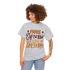 Less Depresso - Unisex Heavy Cotton Tee