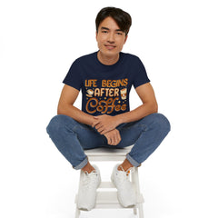 Life Begins After Coffee - Unisex Ultra Cotton Tee