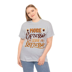Less Depresso - Unisex Heavy Cotton Tee