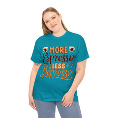 Less Depresso - Unisex Heavy Cotton Tee