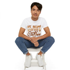 Life Begins After Coffee - Unisex Ultra Cotton Tee
