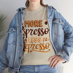 Less Depresso - Unisex Heavy Cotton Tee