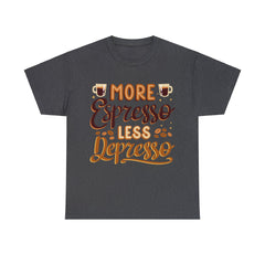 Less Depresso - Unisex Heavy Cotton Tee