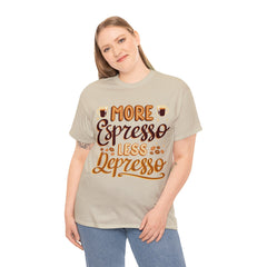 Less Depresso - Unisex Heavy Cotton Tee