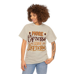 Less Depresso - Unisex Heavy Cotton Tee