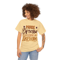 Less Depresso - Unisex Heavy Cotton Tee