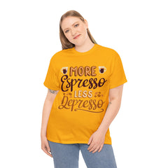 Less Depresso - Unisex Heavy Cotton Tee