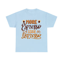 Less Depresso - Unisex Heavy Cotton Tee