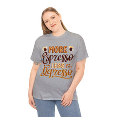 Less Depresso - Unisex Heavy Cotton Tee