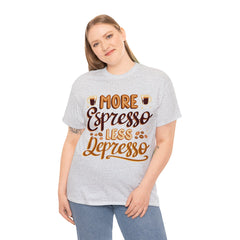 Less Depresso - Unisex Heavy Cotton Tee