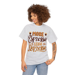 Less Depresso - Unisex Heavy Cotton Tee
