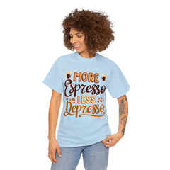 Less Depresso - Unisex Heavy Cotton Tee