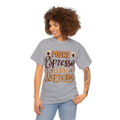 Less Depresso - Unisex Heavy Cotton Tee