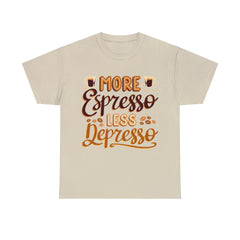 Less Depresso - Unisex Heavy Cotton Tee