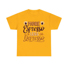 Less Depresso - Unisex Heavy Cotton Tee