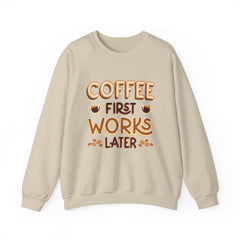 Coffee First - Unisex Heavy Blend™ Crewneck Sweatshirt