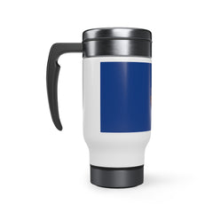 Stainless Steel Travel Mug with Handle, 14oz