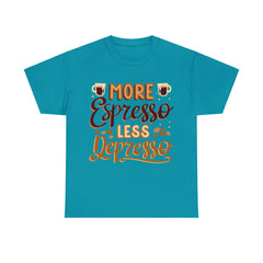 Less Depresso - Unisex Heavy Cotton Tee