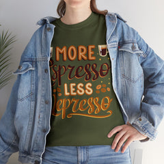 Less Depresso - Unisex Heavy Cotton Tee