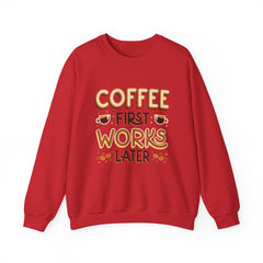 Coffee First - Unisex Heavy Blend™ Crewneck Sweatshirt