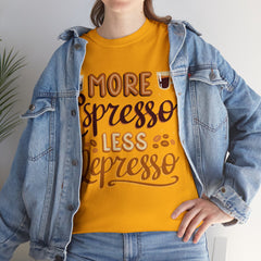 Less Depresso - Unisex Heavy Cotton Tee