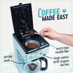 12-Cup Programmable Coffee Maker With LED Display