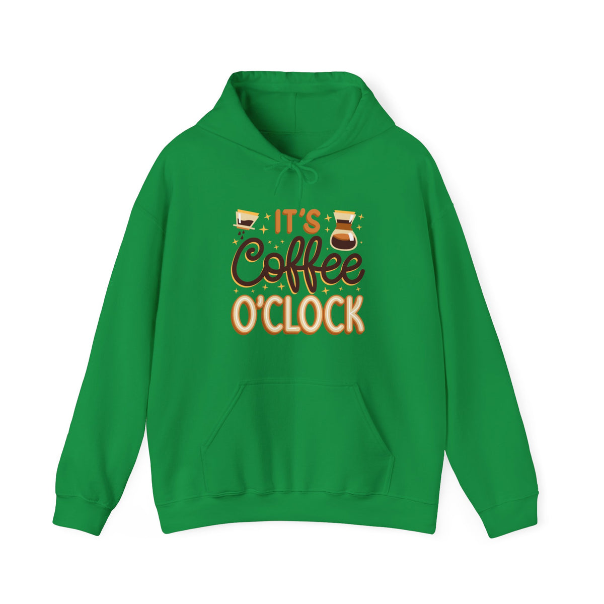 Coffee O Clock - Unisex Heavy Blend™ Hooded Sweatshirt