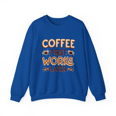 Coffee First - Unisex Heavy Blend™ Crewneck Sweatshirt