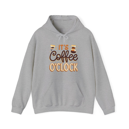 Coffee O Clock - Unisex Heavy Blend™ Hooded Sweatshirt