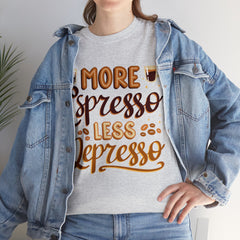 Less Depresso - Unisex Heavy Cotton Tee