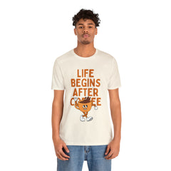 Life Begins After Coffee - Unisex Jersey Short Sleeve Tee